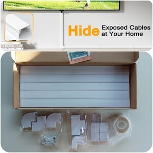 NWT/NIB Cable Raceway Kit (157 in / 13 ft)